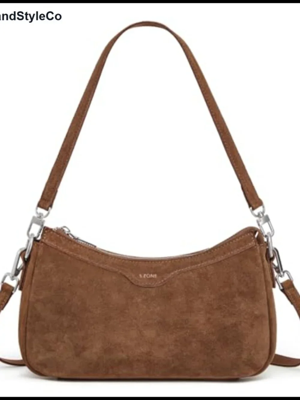 Genuine Suede Leather Hobo Crossbody Purse Shoulder Bag Womens Handbag 2 Straps